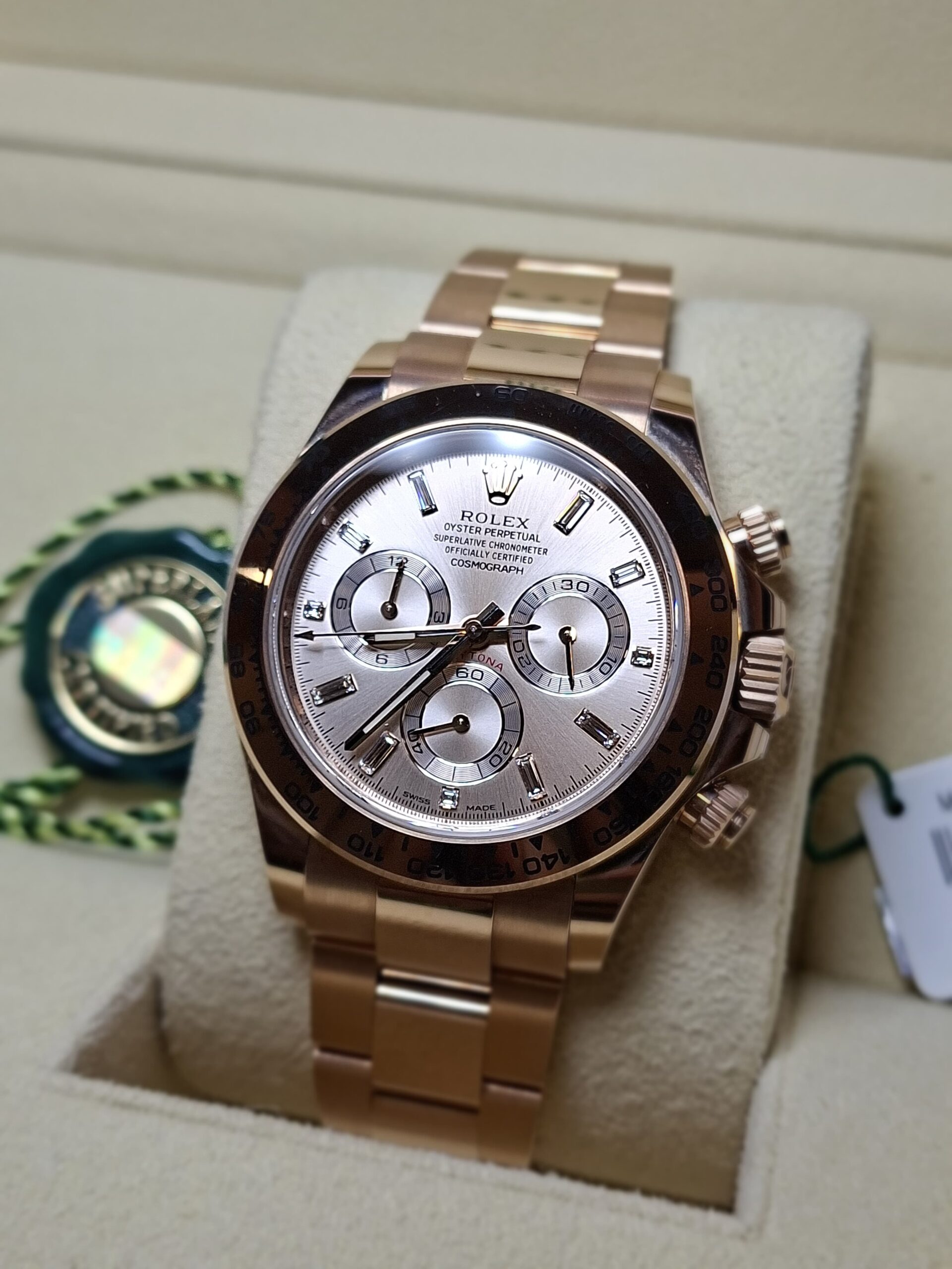 Rolex Daytona 116505 Rose Gold Dated Nov 2021