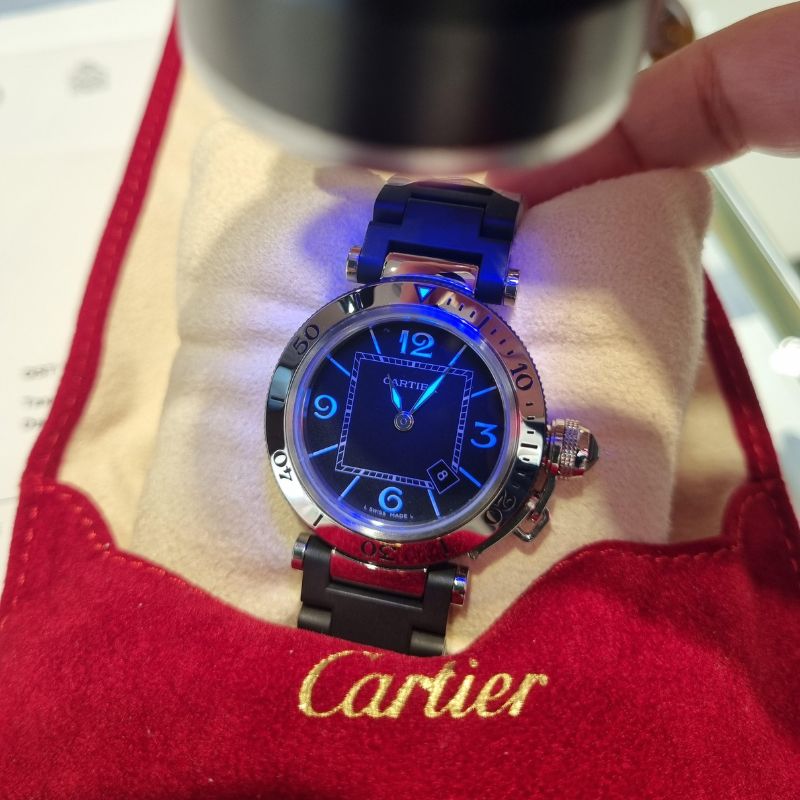 Cartier Pasha Seatimer Lady 33mm Steel W3140003